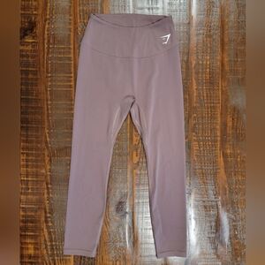 Womens Gymshark Training Leggings 7/8 Brown Size Medium B1A1V NWOT